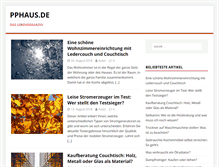 Tablet Screenshot of pphaus.de